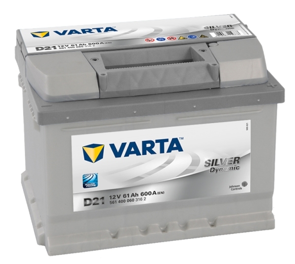 Аккумулятор VARTA Silver Dynamic 61 А/ч 561400 ОБР  D21 242x175x175 EN 600