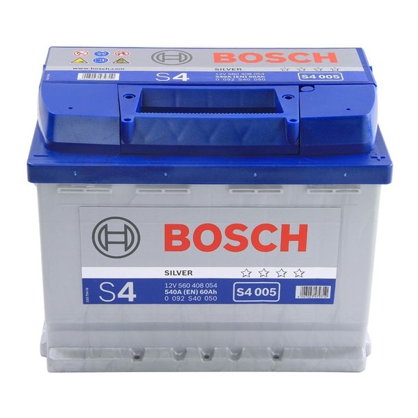 Аккумулятор BOSCH 60 A/ч S40 05 ОБР. 242x175x190 EN 540