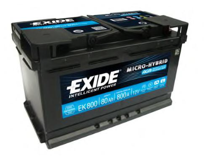 Аккумулятор EXIDE Start-Stop Agm 80Ah 