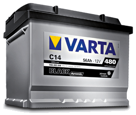 Аккумулятор VARTA Black Dynamic 56 А/ч 556400 ОБР  C14 242x175x190 EN 480