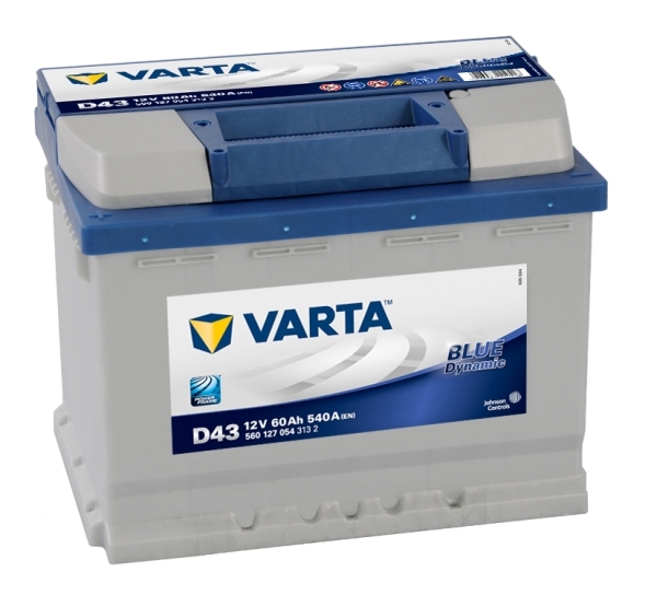 Аккумулятор VARTA Blue Dynamic 60 А/ч 560127  D43 242x175x190 EN 540