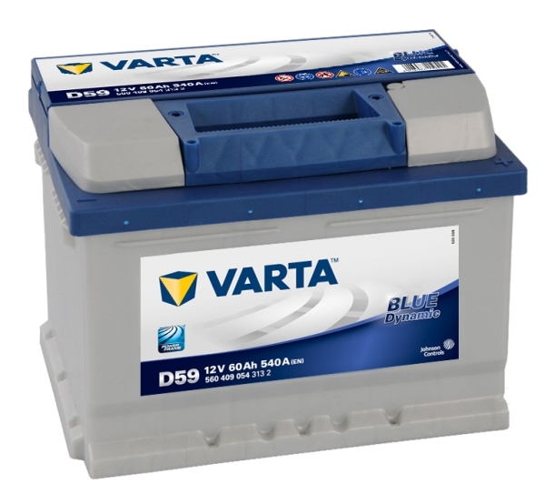 Аккумулятор VARTA Blue Dynamic 60 А/ч 560409 низк ОБР  D59 242x175x175 EN 540