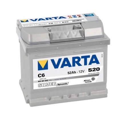 Аккумулятор VARTA Silver Dynamic 52 А/ч 552401 ОБР  C6 207x175x175 EN 520