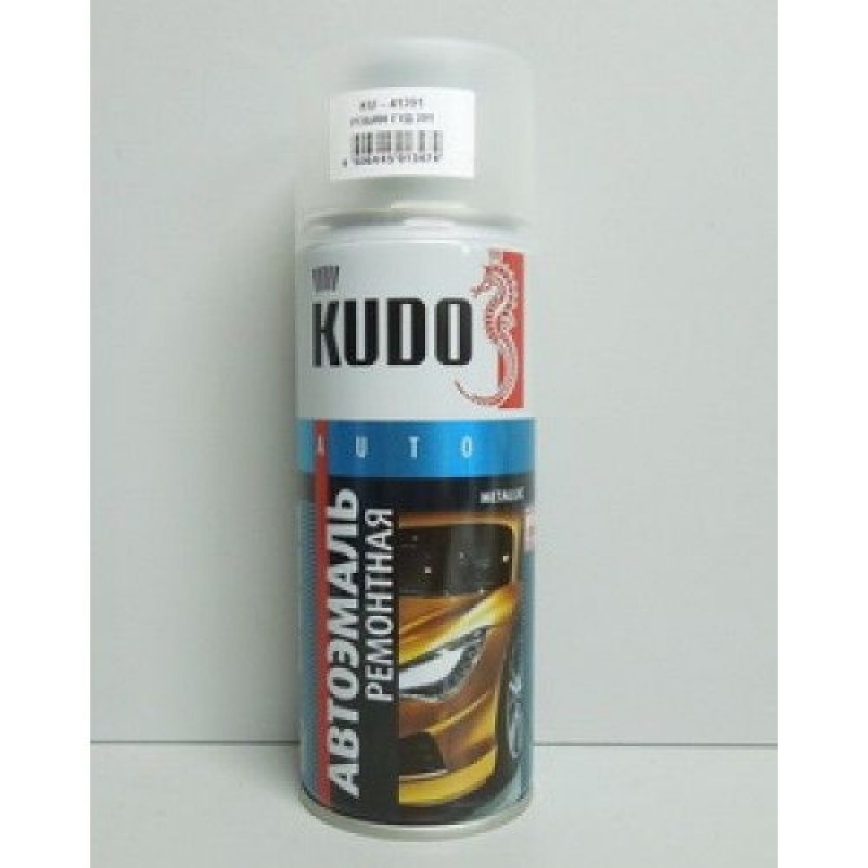 Автоэмаль 640 МеталлизированнаяСеребристая KUDO 520мл