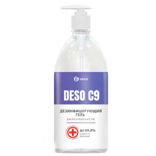 Дезинфицирующее средство на основе изопропилового спирта DESO C9 гель 1000мл