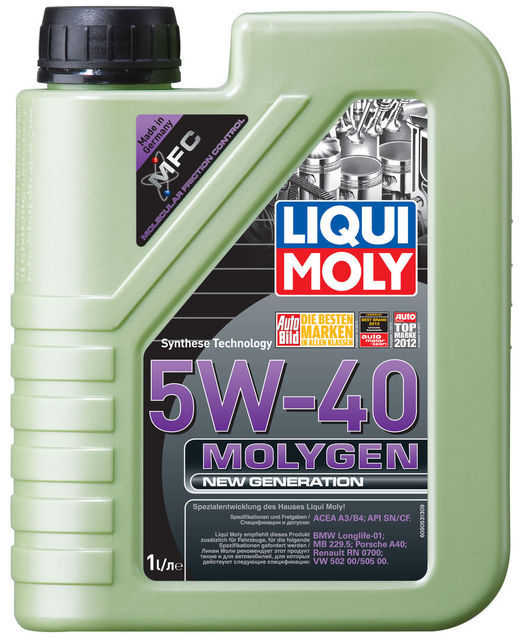 LM MOLYGEN NEW GENERATION5W-40 1л (HC-синт.мотор.масло)