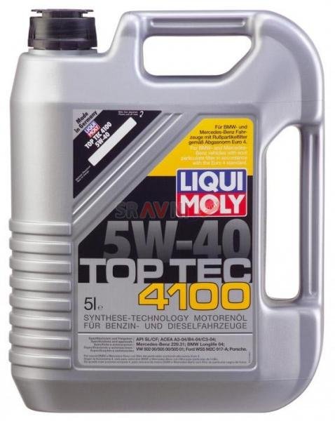 LM TOP TEC 4100 5W-40 5л(малозольное BMW, FORD, MB,PORSCHE)