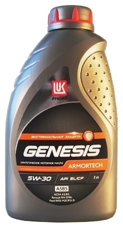 Лукойл Genesis Armortech SAE 5W30SL/CF A5/B5 синт (1л)