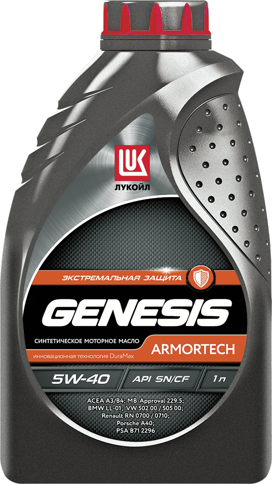 Лукойл Genesis Armortech SAE 5W40 синт (1л)