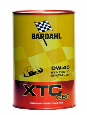 Масло моторное Bardahl XTC C60 0W40, 1 л.