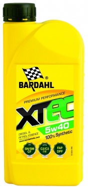 Масло моторное Bardahl XTEC 5W40 1л