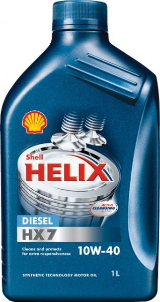 Shell Helix HX7 SAE10W-40 (синий) (1л)
