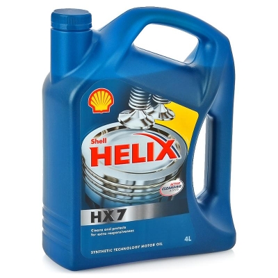 Shell Helix HX7 SAE10W-40 (синий) (4л)