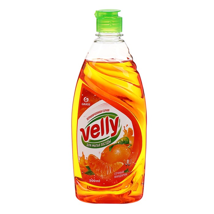 Средство для мытья посуды GraSS Velly ( 500 мл.) Сочный мандарин